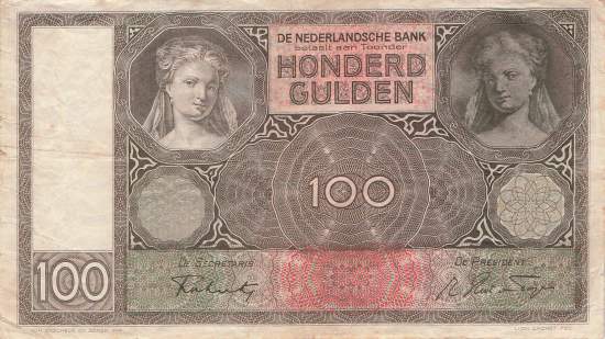 100 Gulden p51b-1 28 4 1941